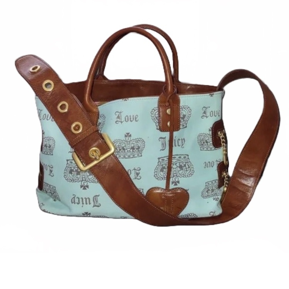 ISO In search of this vintage juicy bag with mint green, and brown.